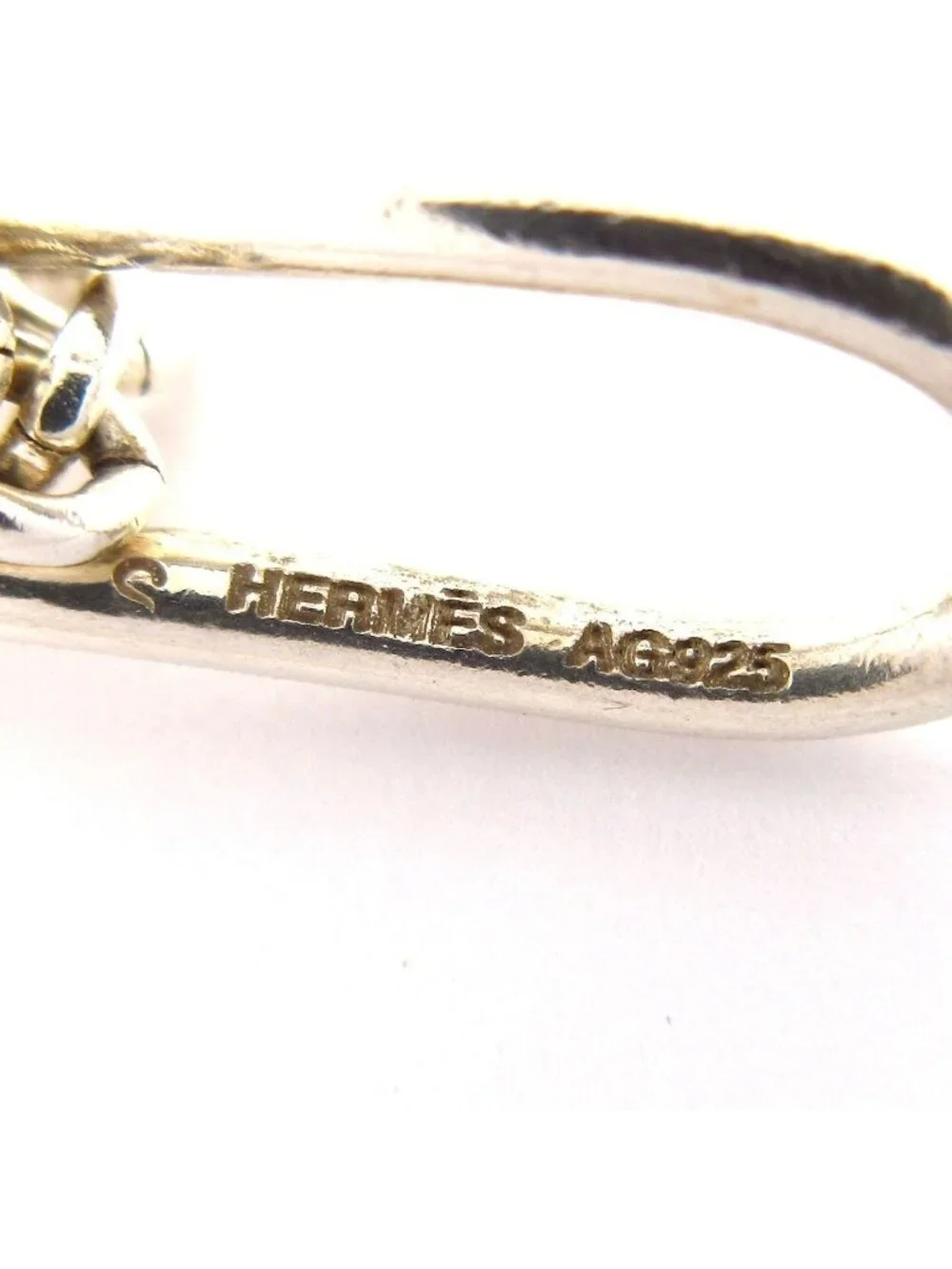 Hermes Necklace Chaine D'ancre Twist Silver Long